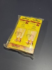 Northland Tackle Deep-Vee Flashtail Jig 1/8 oz Bubblegum 3D Eye Walleye 12 Jigs