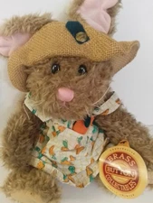 Pickford Brass Button Hares Collection Flora The Hare Of Serenity Approx 10" MWT