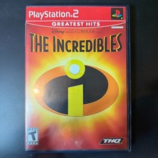 The Incredibles PlayStation 2 PS2 Greatest Hits Disney Pixar - Tested & Working