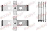 ZubehöRsatz Scheibenbremsbelag Quick Brake 109-1876 FüR Rover Landrover Range 4
