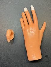 Practice Hand for Acrylic Nails,Mannequin Hands for Nails Practice,Nail Art Hand