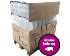 Palette Destilliertes Wasser mit 144 x 5 Liter Kanister (720 Liter) volldeminera