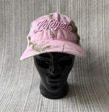 NWT Lafayette RealTree Richardson 841 SM Pink Camo Mesh Trucker Hat Ponytail