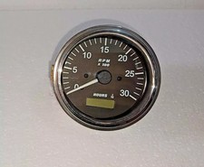 Tachometer Hourmeter 0-3000 Rpm Alternator Diesel Engine 85mm 12v