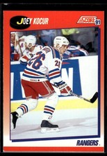 1991-92 Score Joey Kocur New York Rangers #92