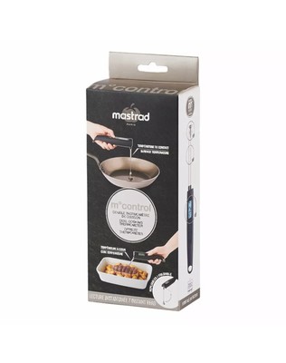 Mastrad M Control Black Double Thermometer, Roast Thermometer, Thermometer Grey