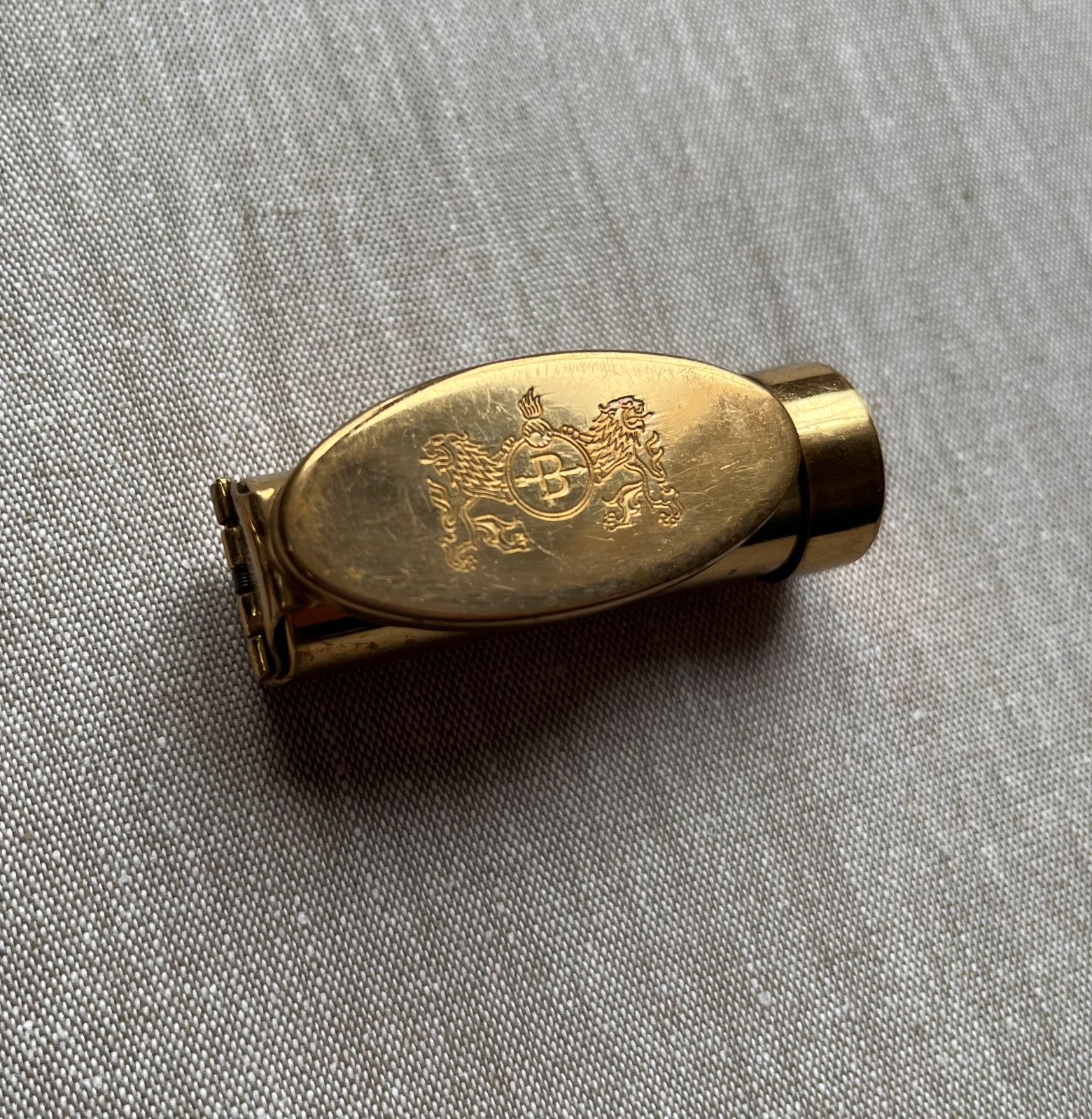 VINTAGE BOFORS FOLDING LIPSTICK CASE WITH MIRROR
