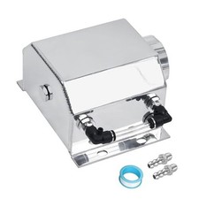 Coolant Radiator Tank Reservoir Expansion Overflow Tank 1 Litre Silver