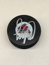 TODD MARCHANT Signed COLUMBUS BLUE JACKETS NHL Puck - w/COA