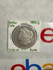 1882-S Morgan Dollar - Uncertified, Circulated-90% Silver - VF - [#7278-M]