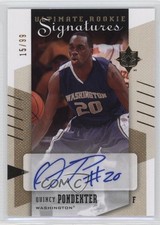 2010 Ultimate Collection Rookie Signatures 15/99 Quincy Pondexter #80 Auto 0o9
