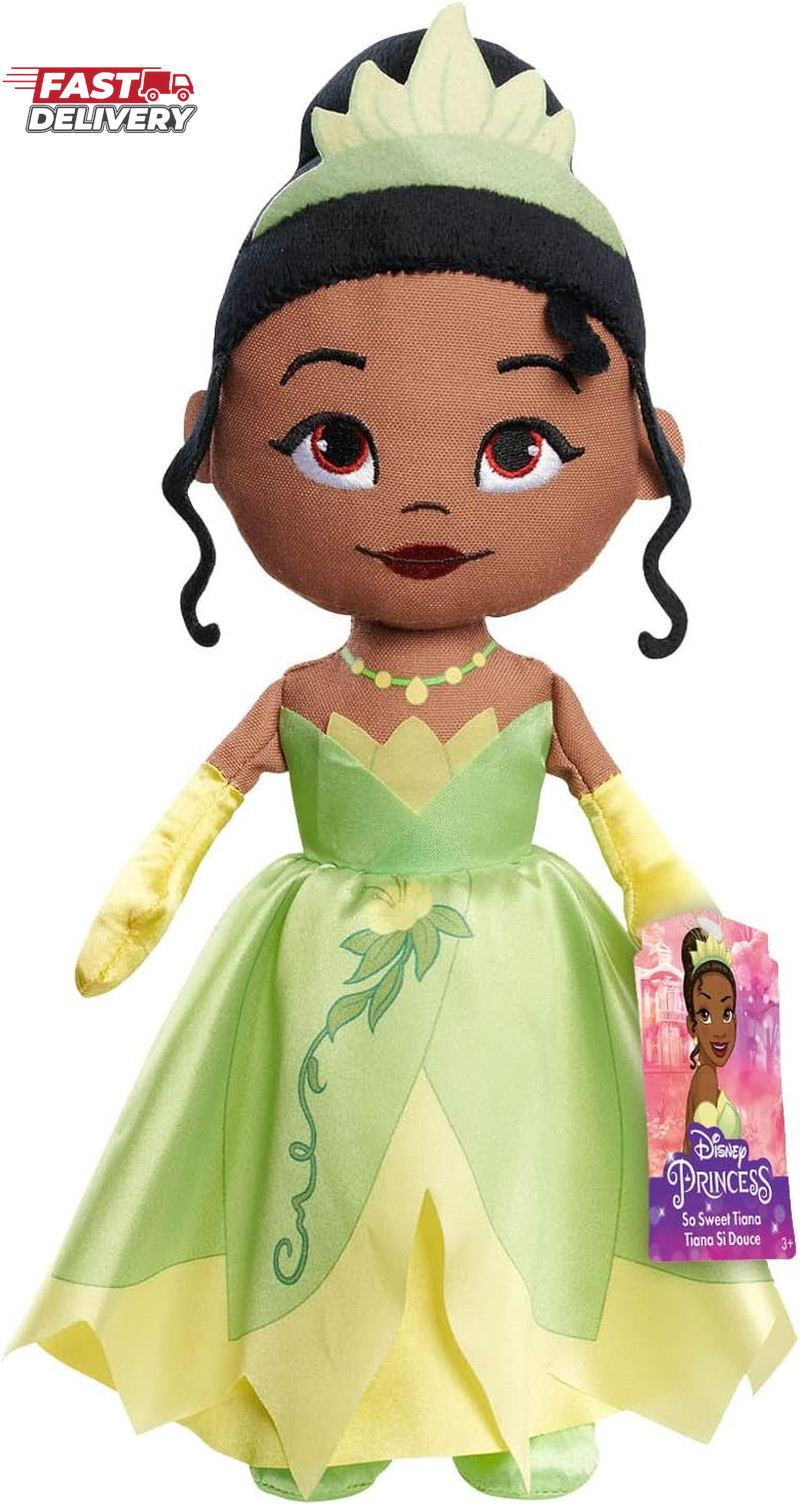 Disney Princess so Sweet Tiana 12.5-Inch Plush Doll, Officially Licensed Kids To