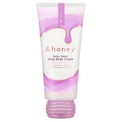 &honey Relax Moist Whipped Body Cream 180g [Aroma Honey Scent]