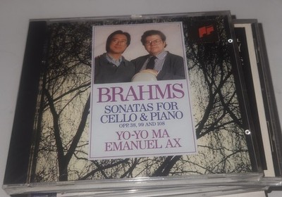 Brahms: Sonatas for Cello & Piano (1992, Sony SK 48191) Yo-Yo Ma Emanuel Ax