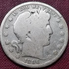 1896 S Barber Half Dollar 50c Circulated #100276