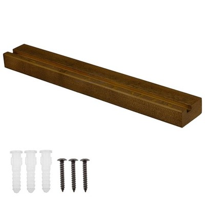 Schallplatten-Wandhalterung aus massivem Holz, Schallplatten-Regalhalter, Gesche