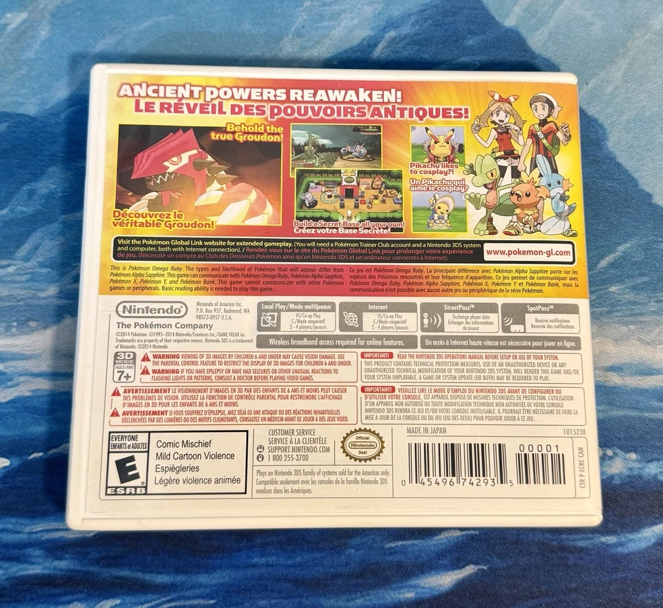 Pokémon: Omega Ruby (Nintendo 3DS, 2014) CIB Complete Authentic Working - Good - Image 3 of 4