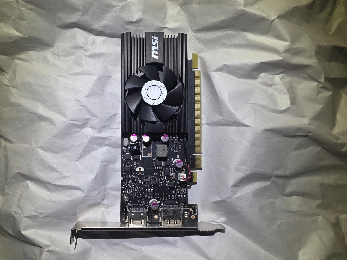 MSI NVIDIA GeForce GT 1030 2 GB Memory Computer Graphics Cards for