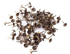 100 Pcs Antique Upholstery Nails Bronze Decorative Furniture Pins Kits Thumb ...