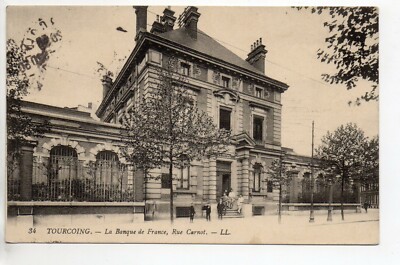 Thème LA BANQUE - la BANQUE DE FRANCE -  CPA 59 - TOURCOING 1