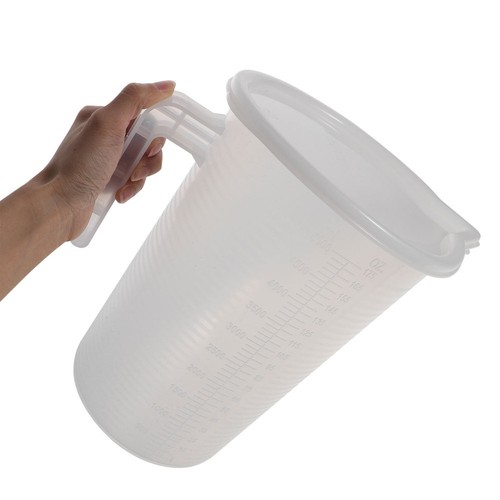 Measuring Pot Measure Cups with Lids Clear Pitcher Plastic Beaker - Picture 9 of 12