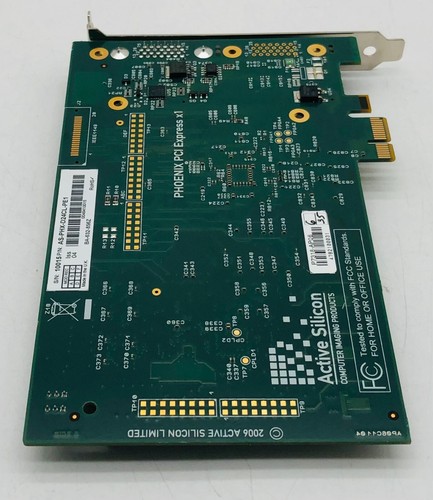 ACTIVE SILICON AS-PHX-D24CL-PE1 PHOENIX PCI EXPRESS X1 DIG CAMERA FRAME GRABBER - Afbeelding 5 van 11