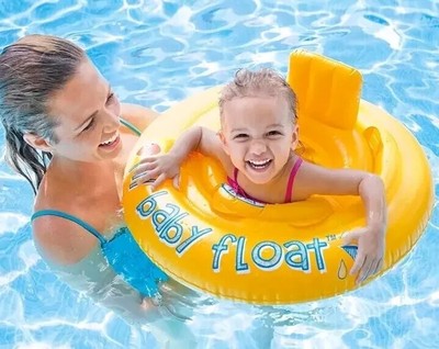 70 cm Intex My Baby Schwimmhilfe Schwimmsitz 6-12 Monate alt - 11 kg neu UK
