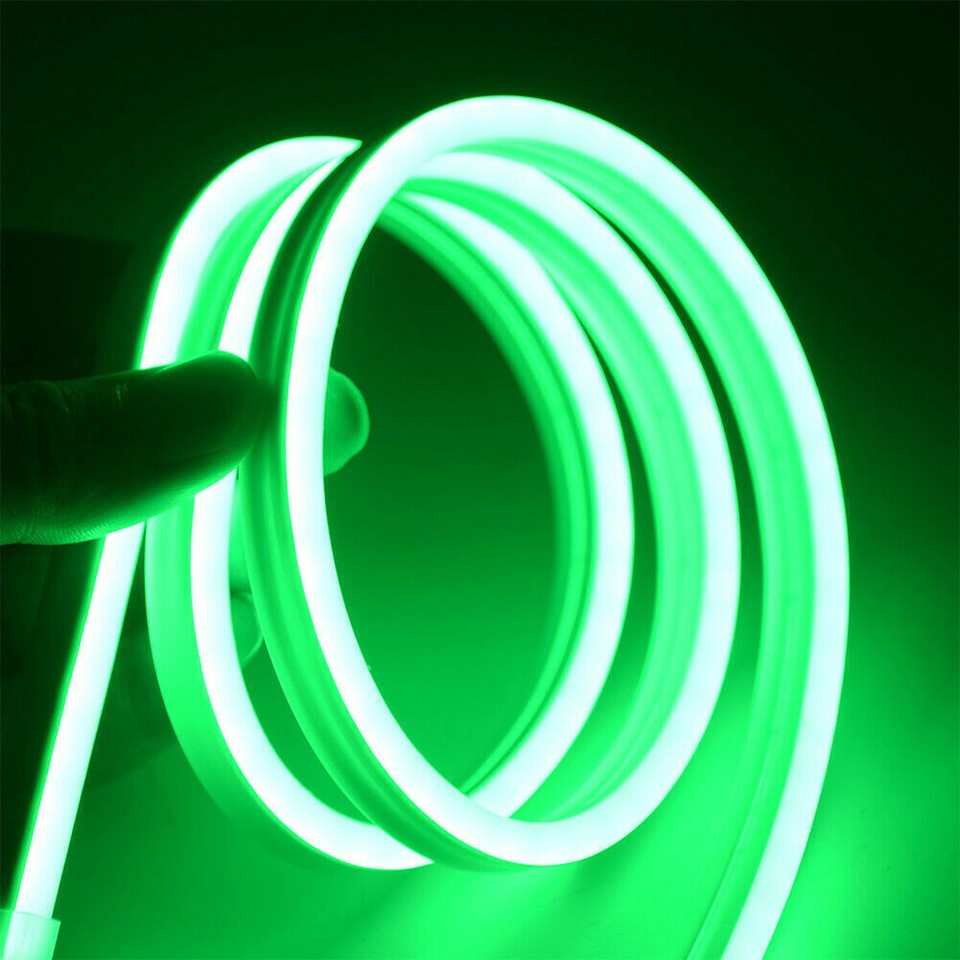 12V Flexible LED Strip Waterproof Sign Neon Lights Silicone Tube 1M 2M ...