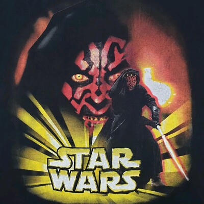 Vintage 1998 Star Wars Episode I 1 The Phantom Menace T Shirt