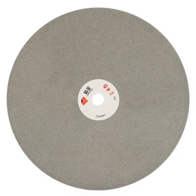 8'' inch Diamond Grinding Disc Grit 240 Abrasive Wheel Flat Lap Disk Stone Tools
