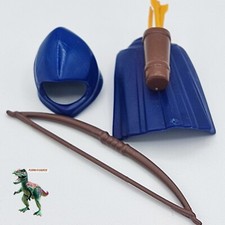 Playmobil ensemble d'archer médiéval-capuche-couche-housse de flèches-coque-arc