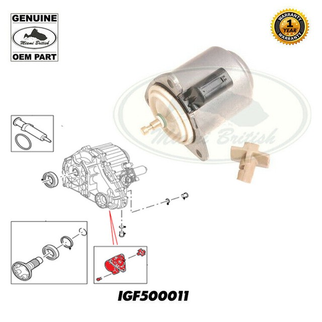 Land Rover Transfer Case Solenoid Lr3 Discovery 3&4 RR Sport