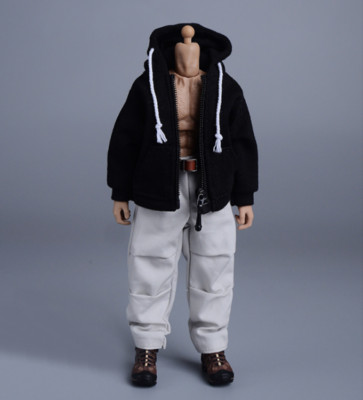 1/12 Scale Male Soldiers Clothes Model Casual Harem Cargo Pants Trousers&Belt