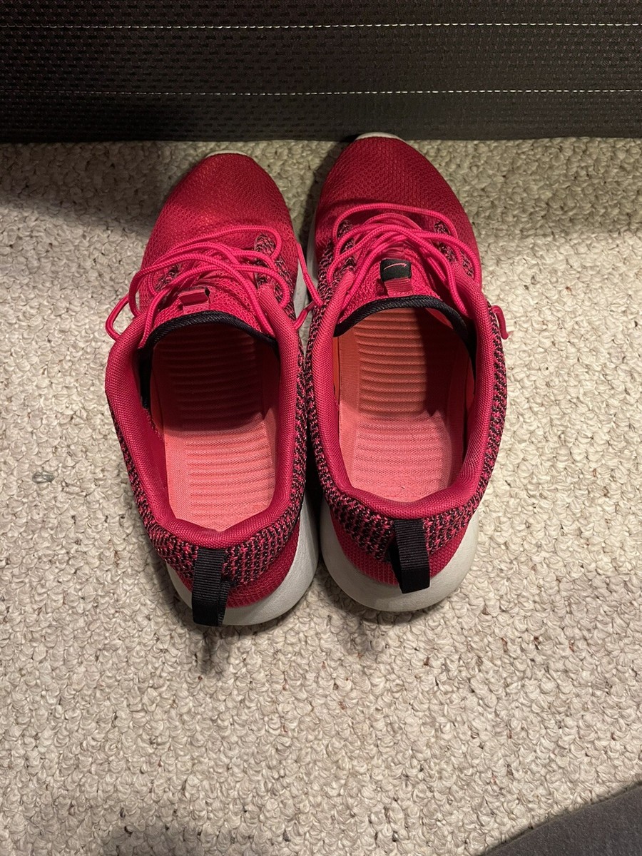 Nike Rosherun Running Shoes Mens Sz 10.5 Fuchsia Pink/Black Sneakers‎ 511881-662 Nike Roshe Run, 511881-662, Fuchsia/Black, Mens Running  main image 4