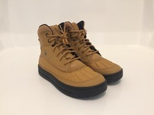 Sz 4.5 Men/6 Women - Nike ACG Woodside 2 All-Weather Tan Duck Boots 524872-703