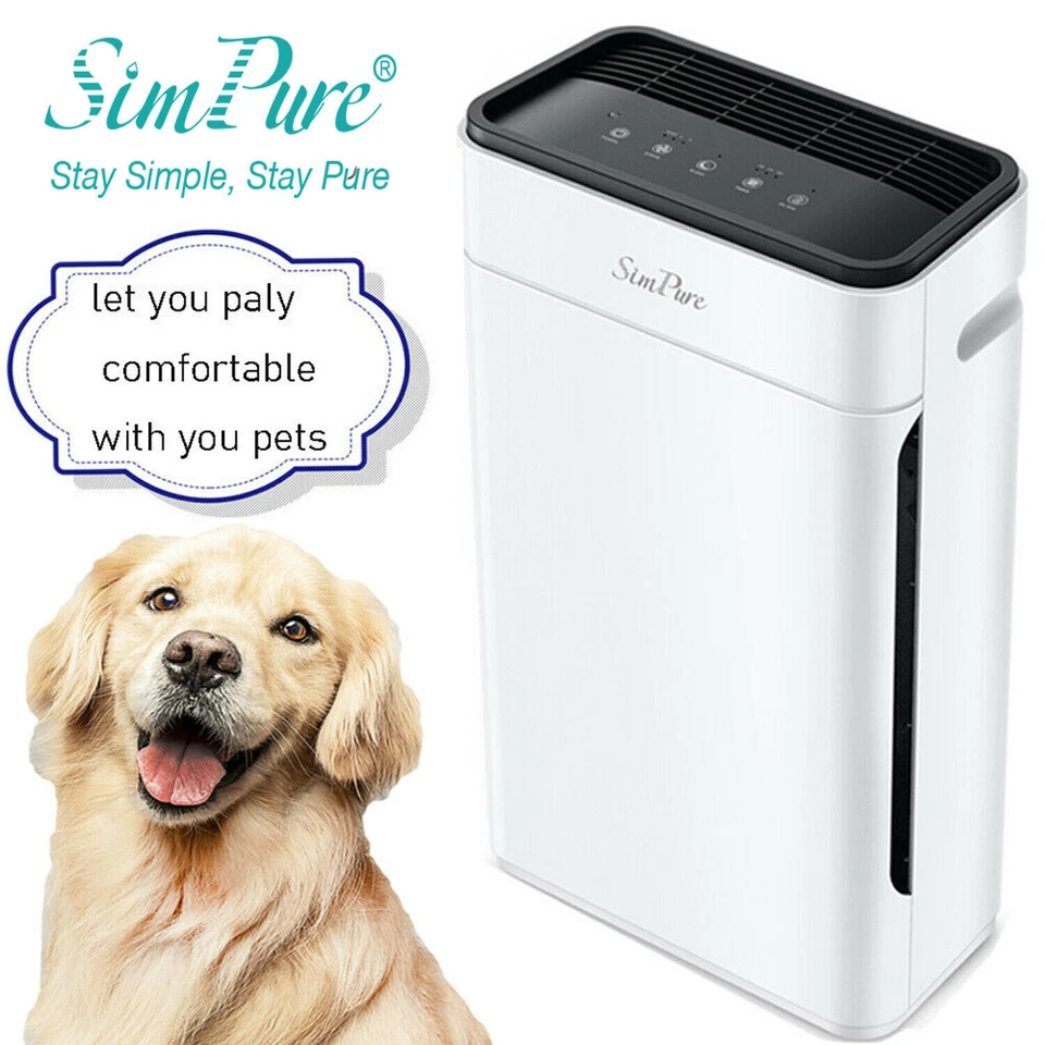 Purificador de ar para sala grande doméstico médico HEPA limpador de ar para alergias fumaça asma - Imagem 2 de 4