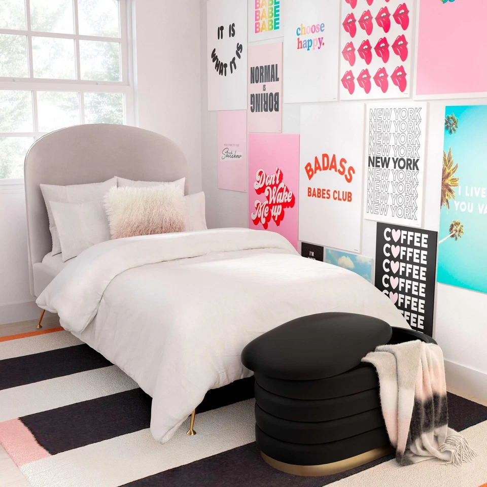 TOV Lillian Velvet Storage Bench - Image 4 of 4