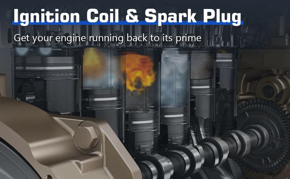 Ignition Coils for 2004-2014 Ford E-250 4.6L V8 2003-2014 Ford E-250 5.4L V8 - Image 2 of 4