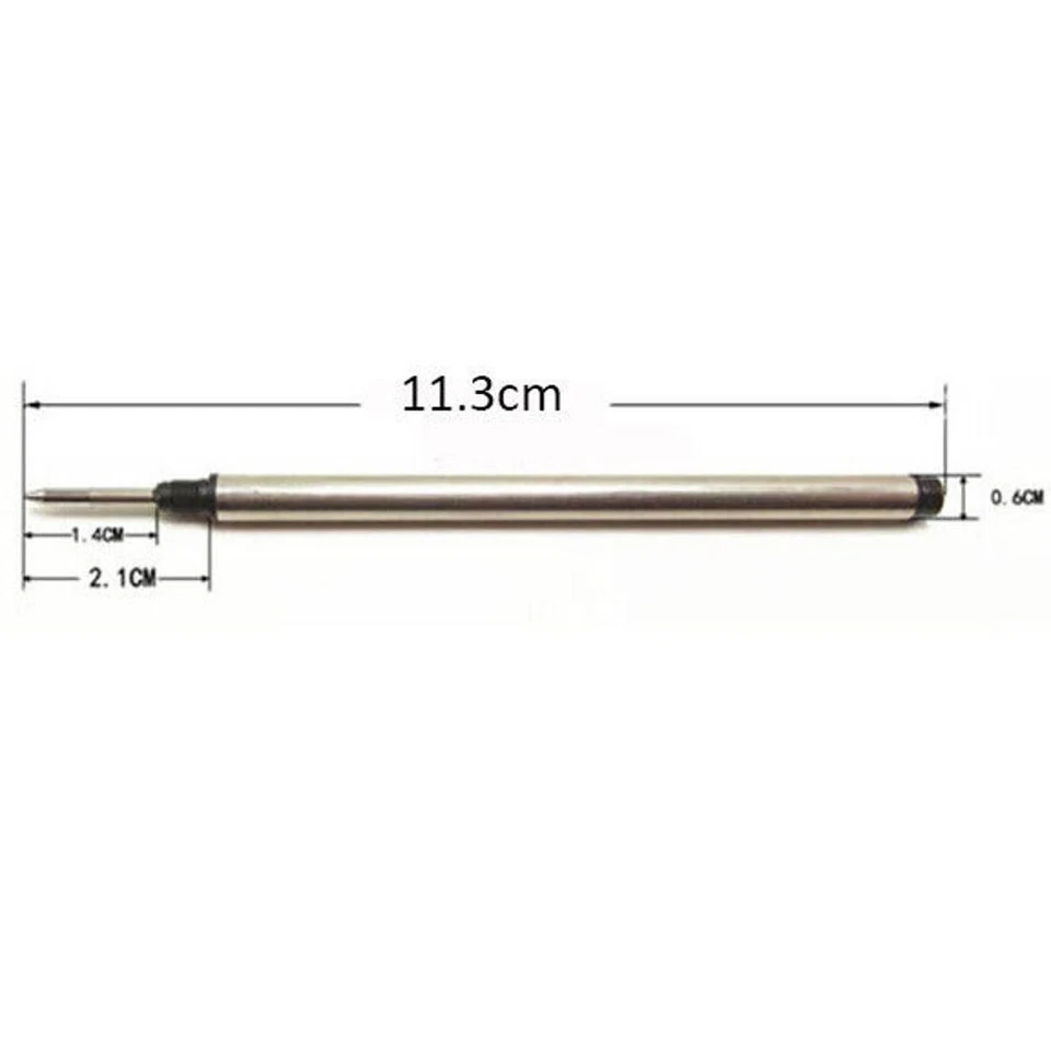 Recambios para bolígrafo con punta de 0,5 mm de 113 mm x 6 mm para Mont Blanc 107878 MNB107878 P163 Foto 3 de 4