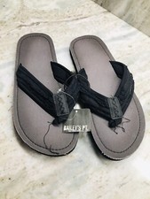 Baileys PT Mens SKU 24643728 Black Flip Flops Size Medium 8/9