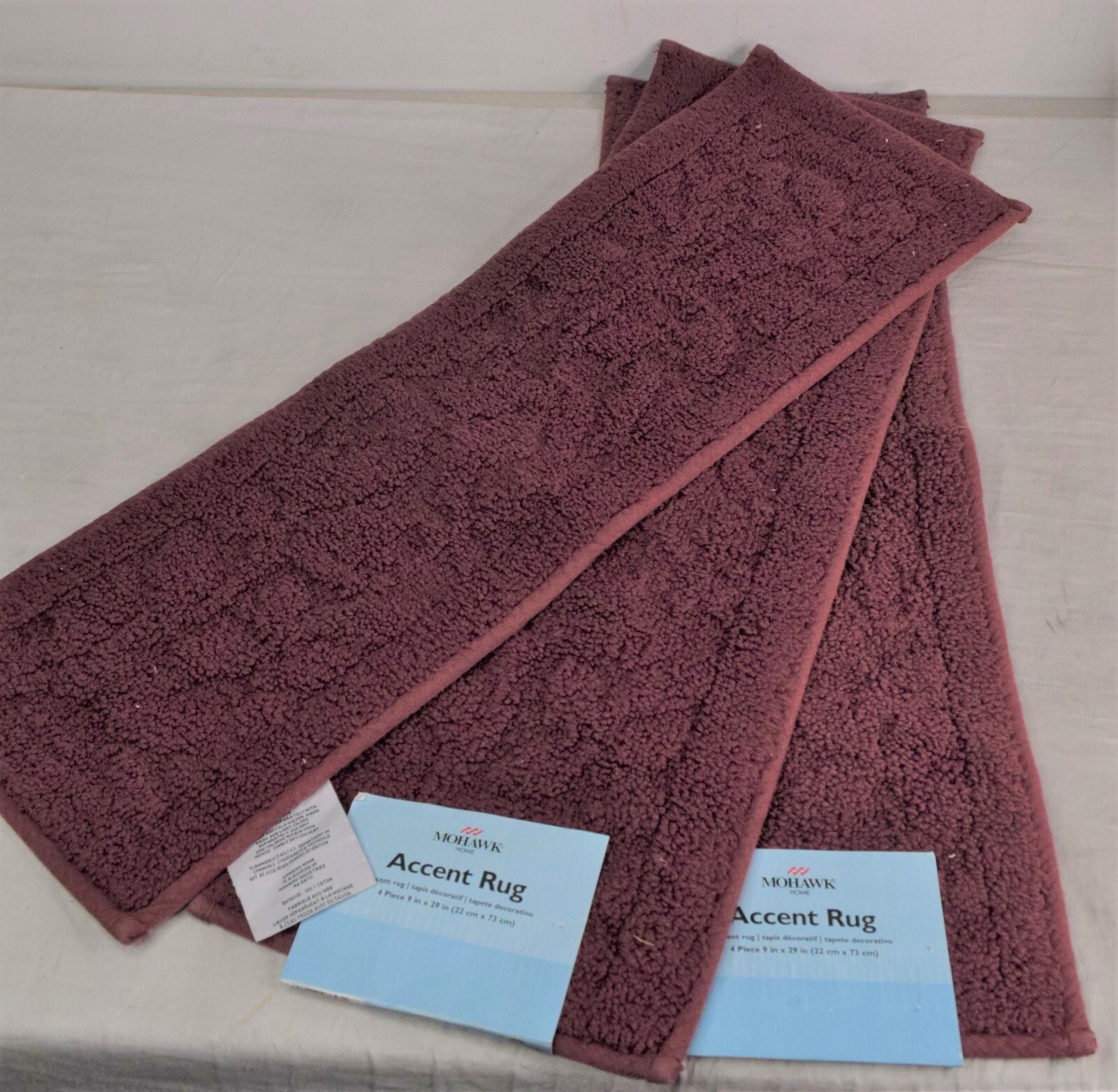 Mohawk Home Foliage Natural Accent Rug (Burgundy) Set of 3 eBay