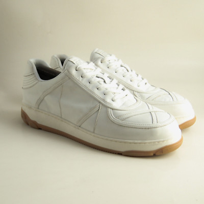 GCDS Low Top Sneakers White Leather Mens Shoe Size EU 44 US 11