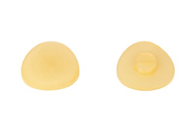 SG Set 4 runde Kunststoffknöpfe mit Nähschaft mm.21 x 21 x 6 mm artic