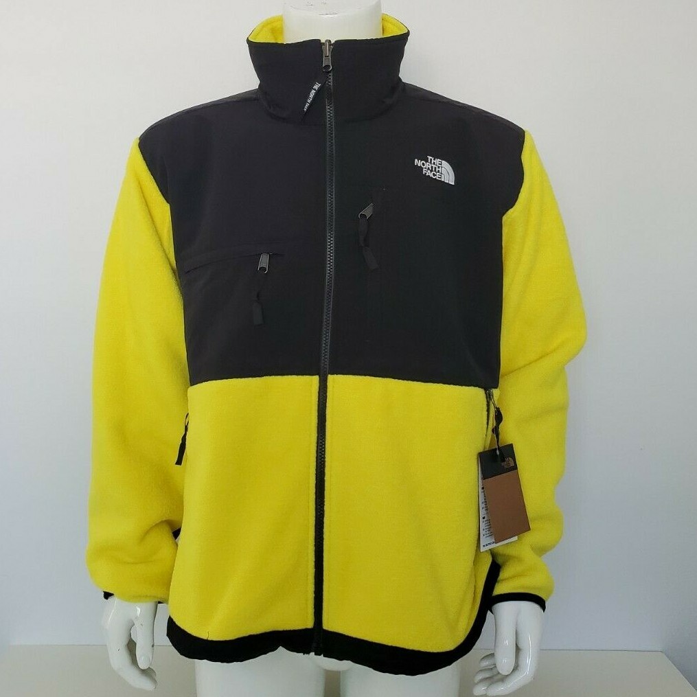 THE NORTH FACE МУЖСКАЯ КУРТКА ИЗ ПЛОТНОГО ФЛИСА DENALI В СТИЛЕ РЕТРО 95 ПРОБЫ Lemon sz, размеры S, L, XL