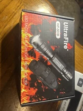 ULTRAFIRE Tactical Flashlight with Holster, Single Mode LED Flashlight 1000 High