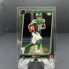 2021 Clearly Donruss Rated Rookie Elijah Moore RC New York Jets #72