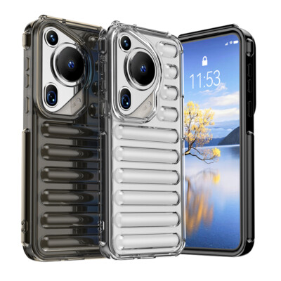 For Huawei Pura 70 Ultra, Luxury Shockproof Shell Soft TPU Rubber Case Cover
