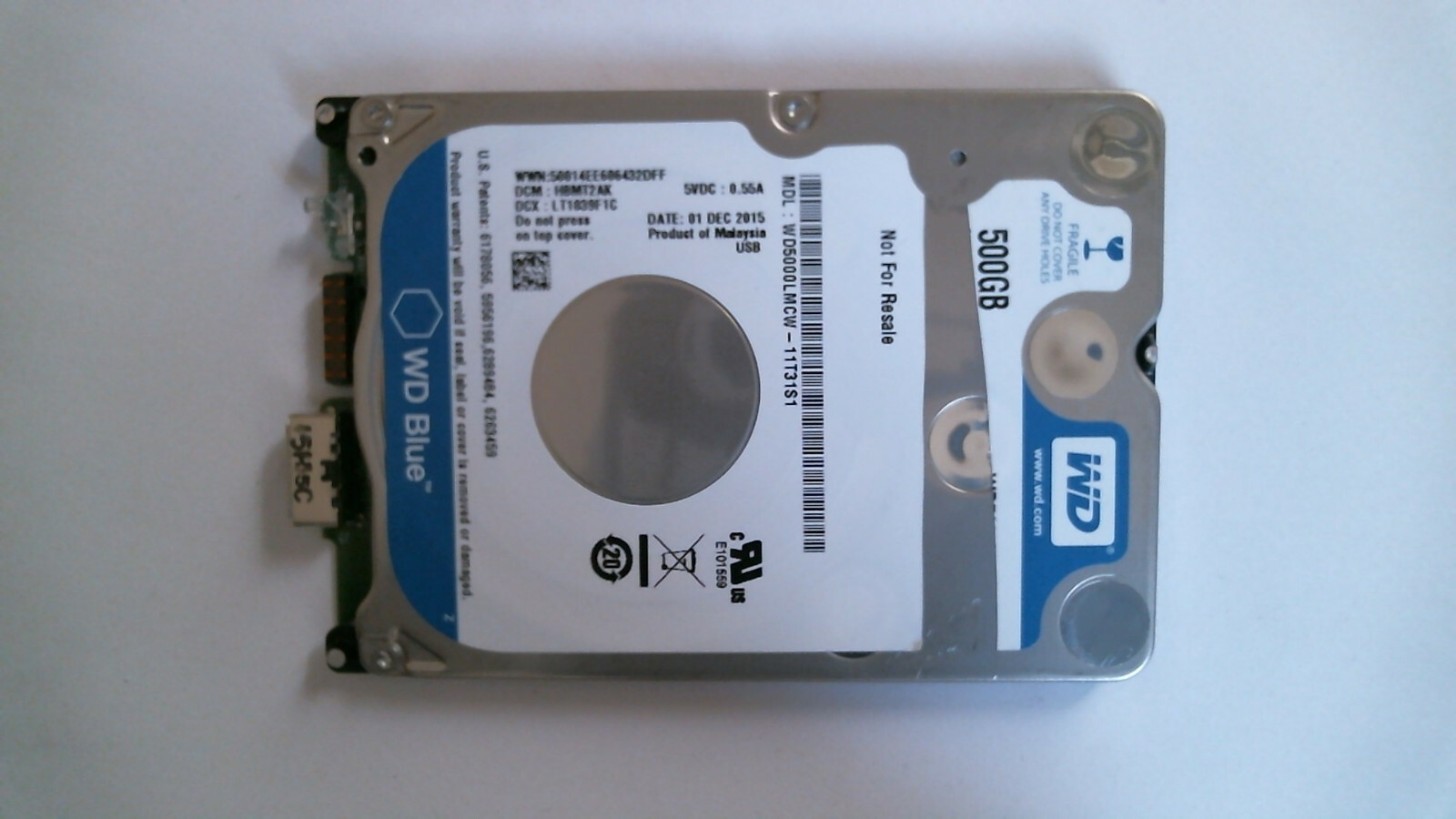 WD5000LMCW-11T31S1 Parts For Data Recovery, Replacement Parts Data Recovery