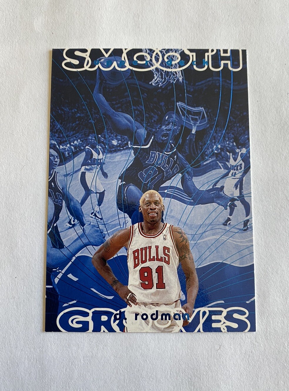 1996 Upper Deck Smooth Grooves Dennis Rodman #SG1 Chicago Bulls Basketball