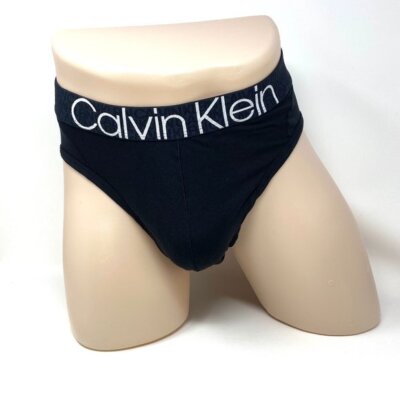 Calvin Klein 1 Comfort Hip Briefs Cotton Black Men Size NB2681001